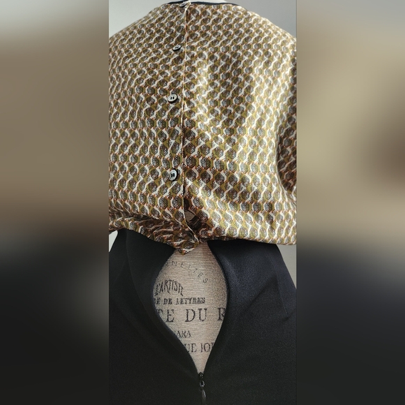 MICHELLE WINDHEUSER Mixed fabric dress in size 6 - Picture 8 of 16